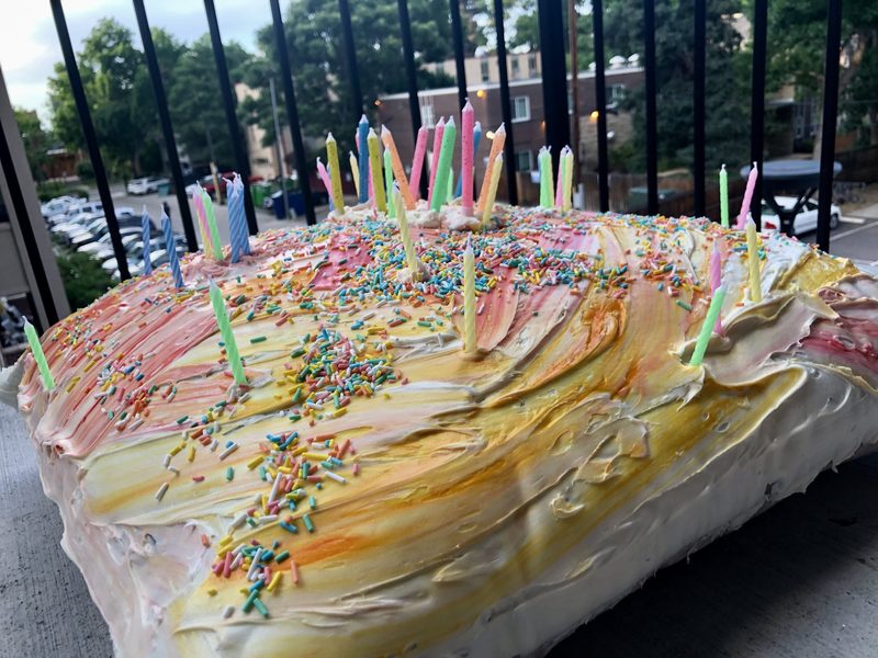 Prepare a Pillow As: Birthday Cake